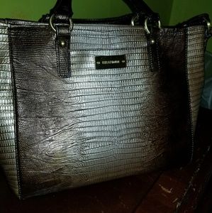 Beautiful brown and creme Brahnim bag!